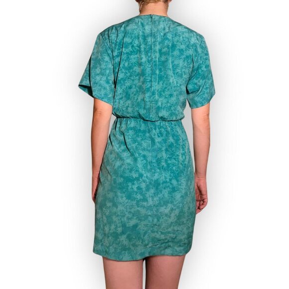 Vintage Turquoise Mini Dress - Picture 3 of 5